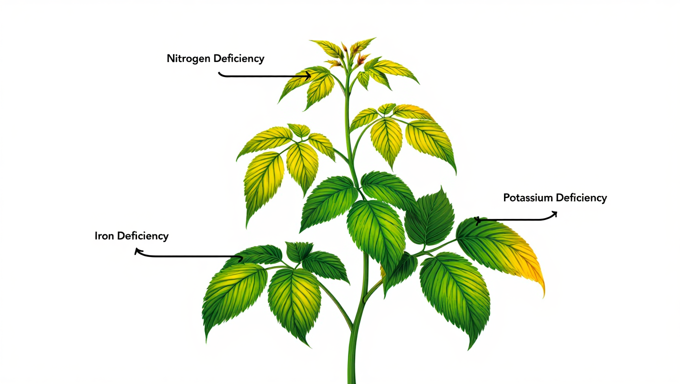 Why raspberry leaves turn yellow